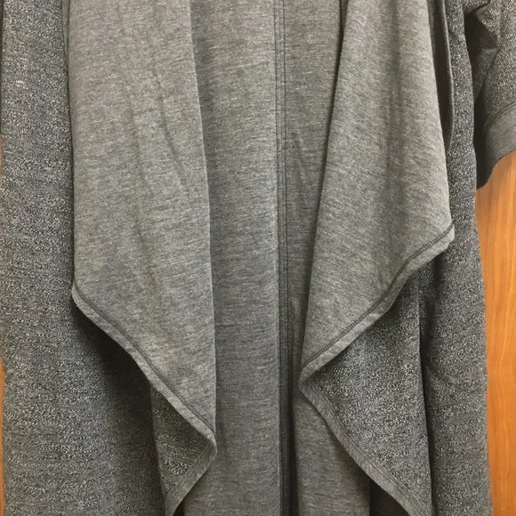 NWT Free People FP Beach Gray Jet Set Cardi Long Hooded Duster - Picture 12 of 15